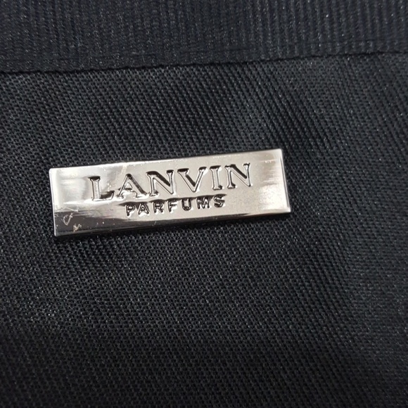 LANVIN COSMETIC NYLON POUCH BLACK - Picture 2 of 5